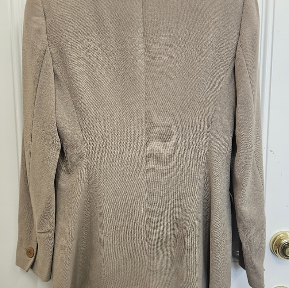 Designer, 80s, luxury, 90s, blazer, armani, tan, jacket, office, business, party - Picture 5 of 9